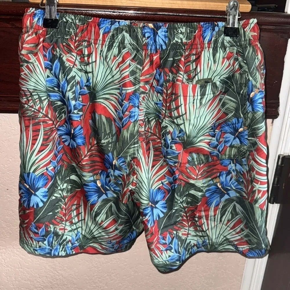 Mountain Warehouse Beach Tropical Floral Men's Size Medium Swim Trunks Shorts